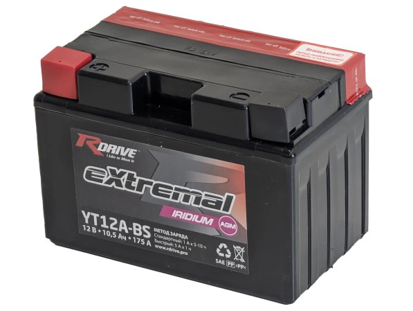 RDrive eXtremal Iridium YT12B-BS 10Ah